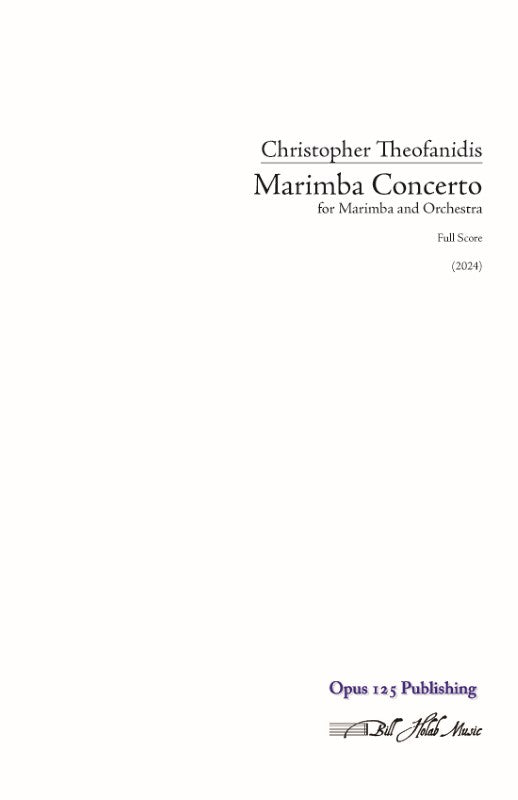 Theofanidis: Marimba Concerto