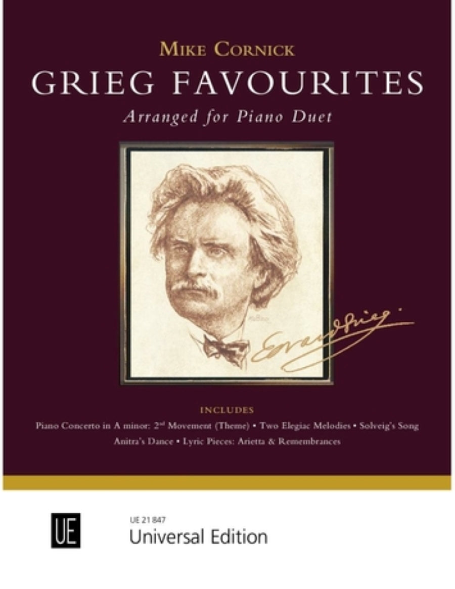 Grieg Favorites (arr. for piano 4-hands)