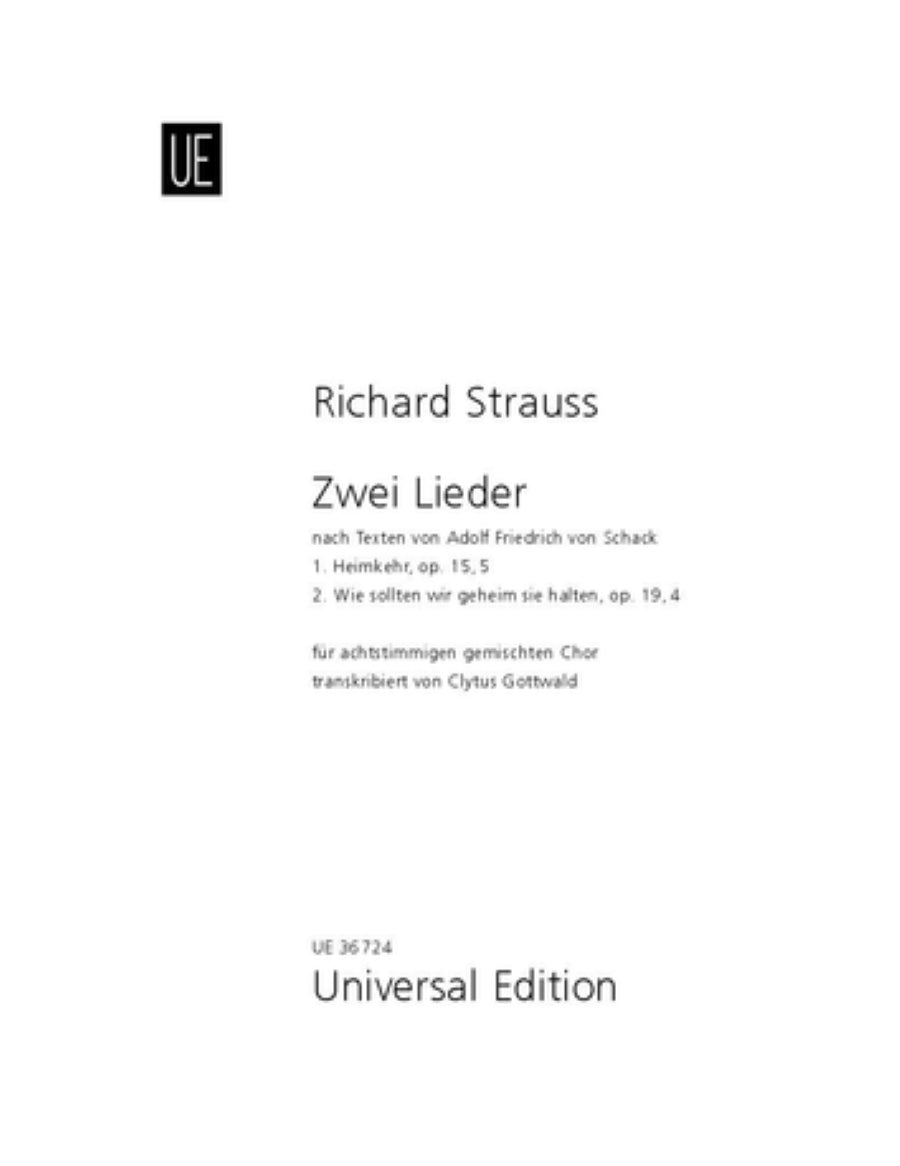 Strauss: 2 Lieder