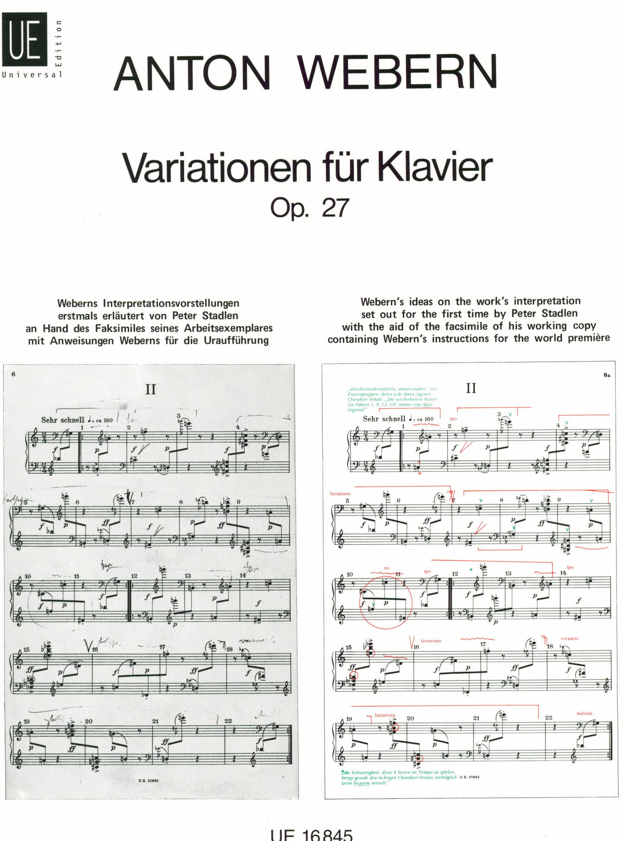 Webern: Variations, Op. 27