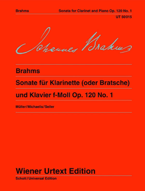 Brahms: Clarinet Sonata in F Minor, Op. 120, No. 1