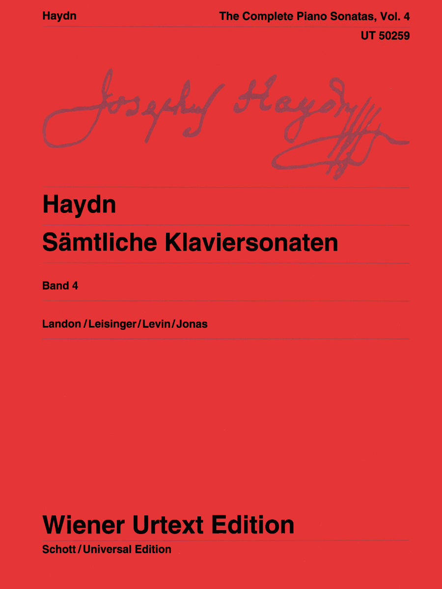 Haydn: Complete Piano Sonatas - Volume 4