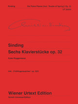 Sinding: 6 Piano Pieces, Op. 32