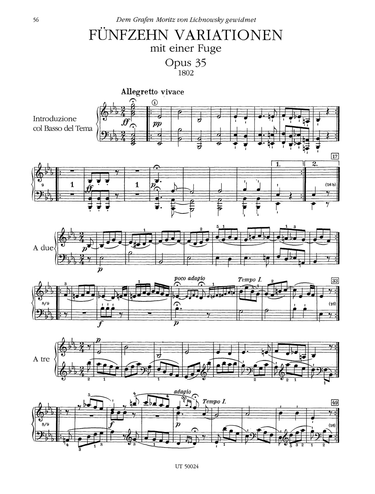 Beethoven: Variations for Piano - Volume 1