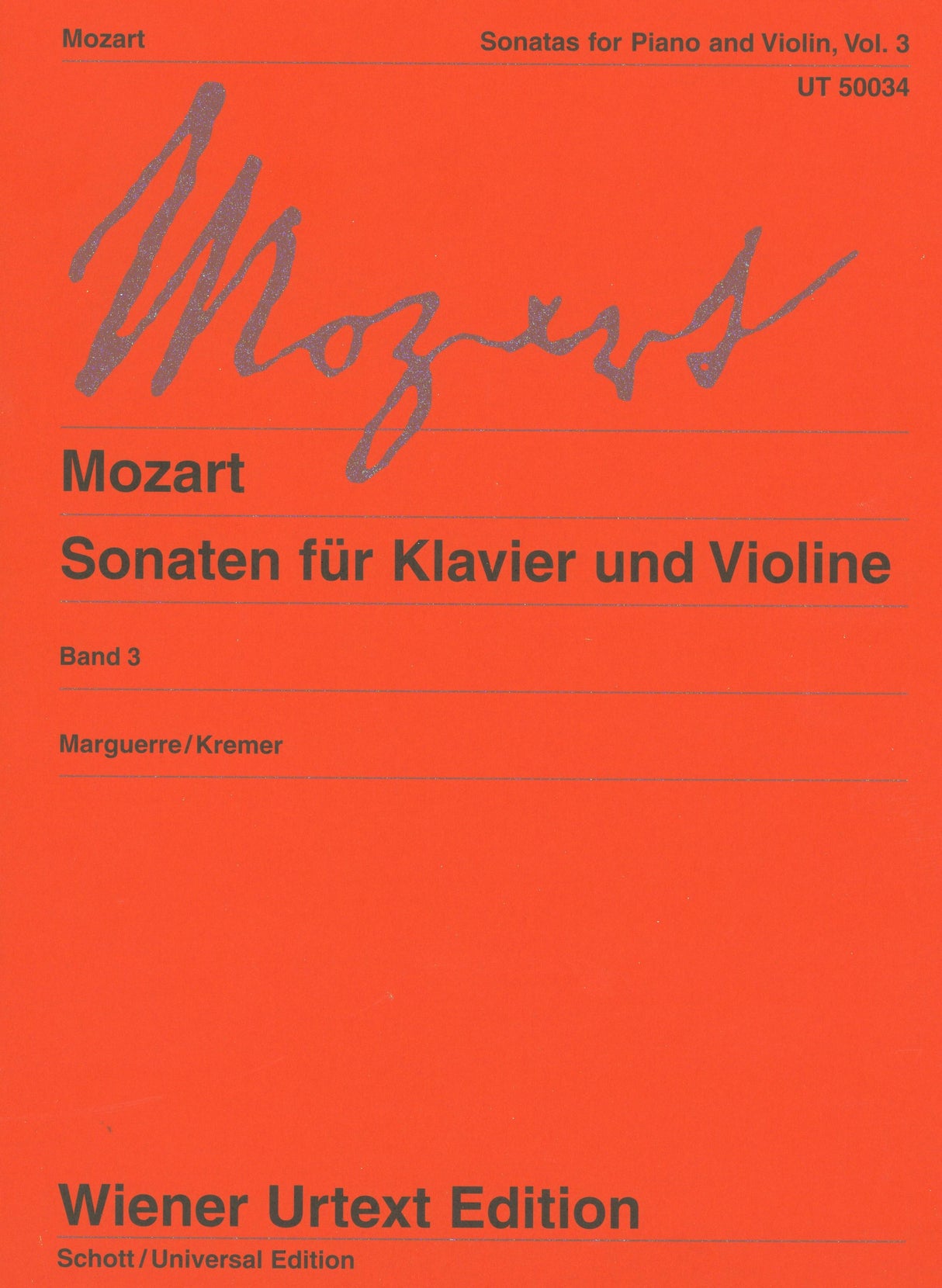 Mozart: Violin Sonatas - Volume 3