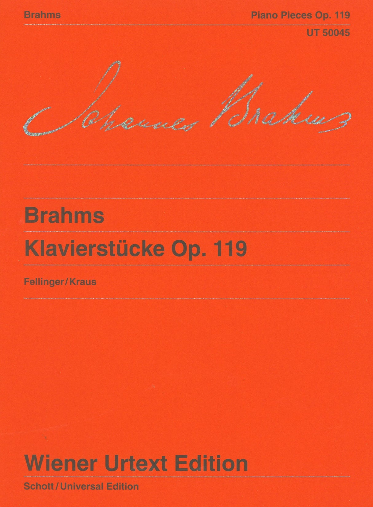 Brahms: Piano Pieces, Op. 119