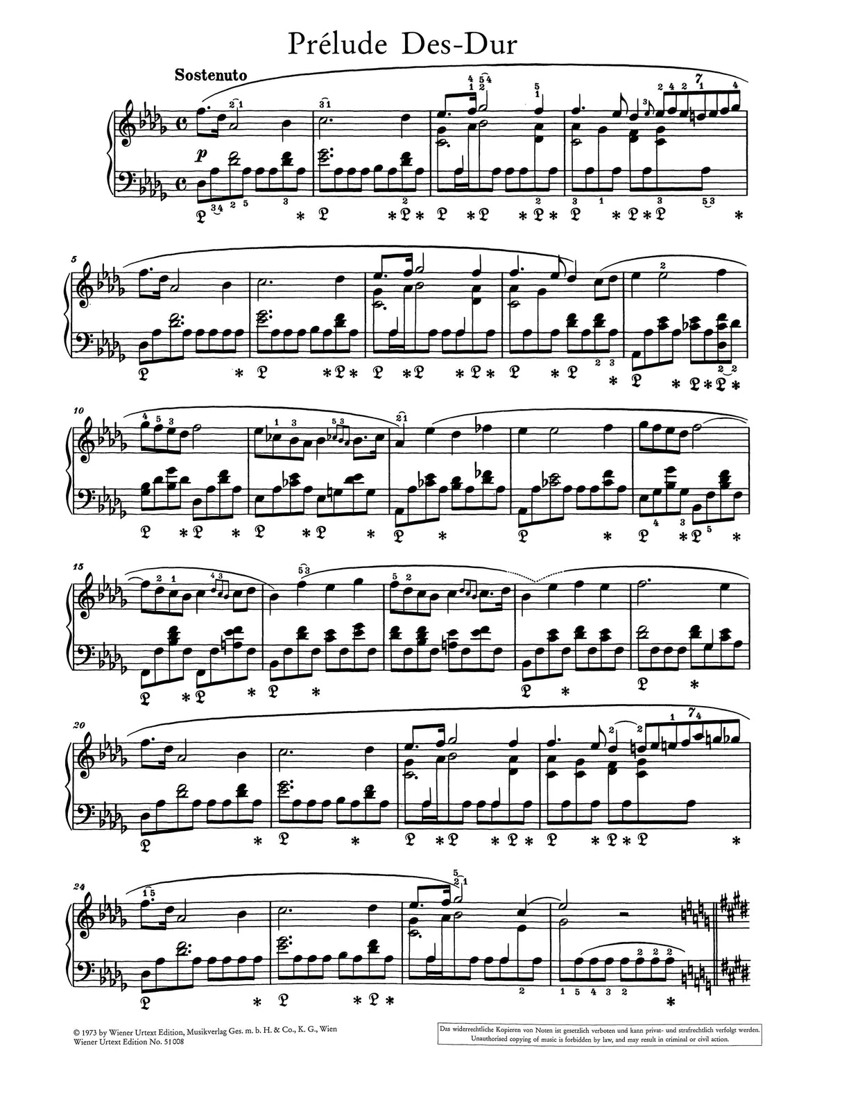 Chopin: Prélude in D-flat Major, Op. 28, No. 15 ("Raindrop")