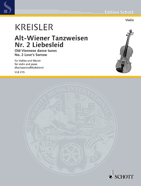 Kreisler: Liebesleid (Version for Violin & Piano)