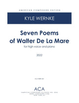 Wernke: 7 Poems of Walter De La Mare