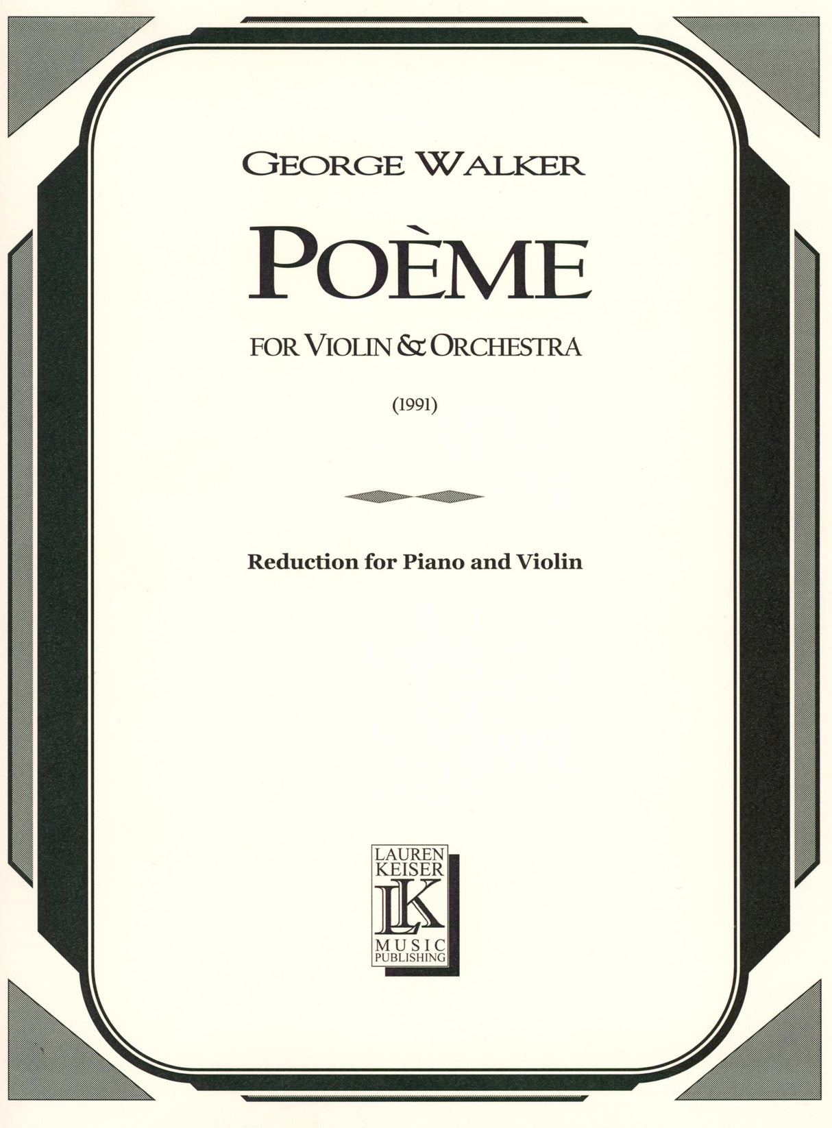 Walker: Poème