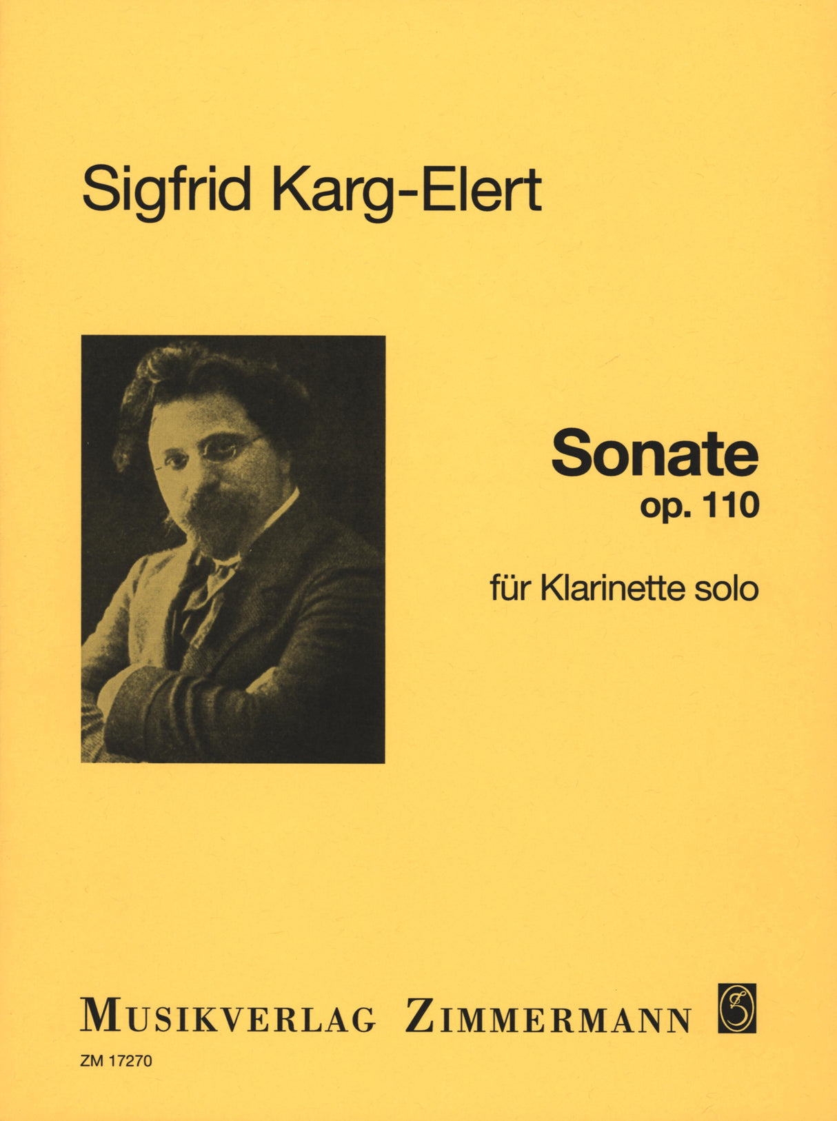 Karg-Elert: Sonata for Solo Clarinet, Op. 110