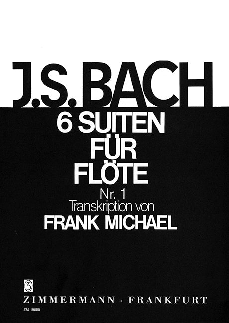 Bach: Suite No. 1 in G Major, BWV 1007 (arr. for flute)