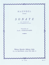 Handel: Sonata (transc. for clarinet & piano)