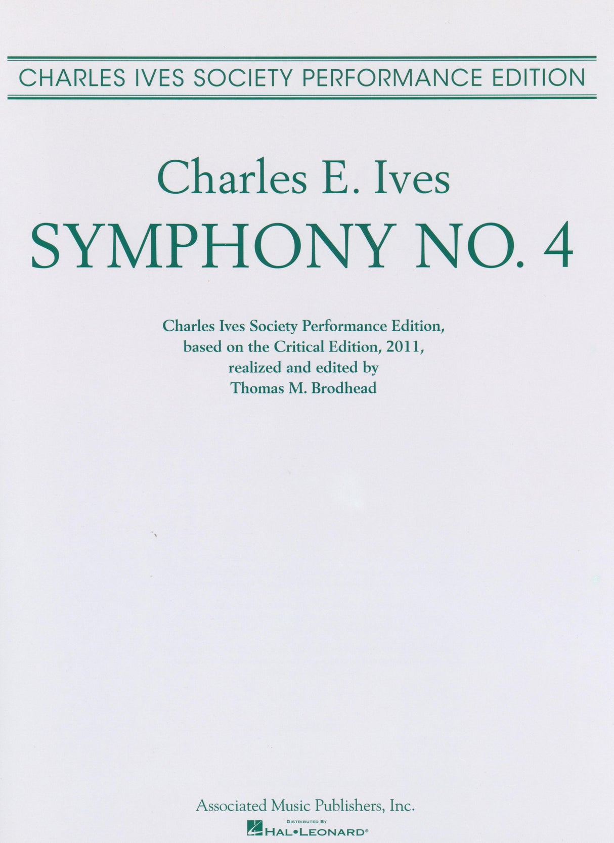 Ives: Symphony No. 4