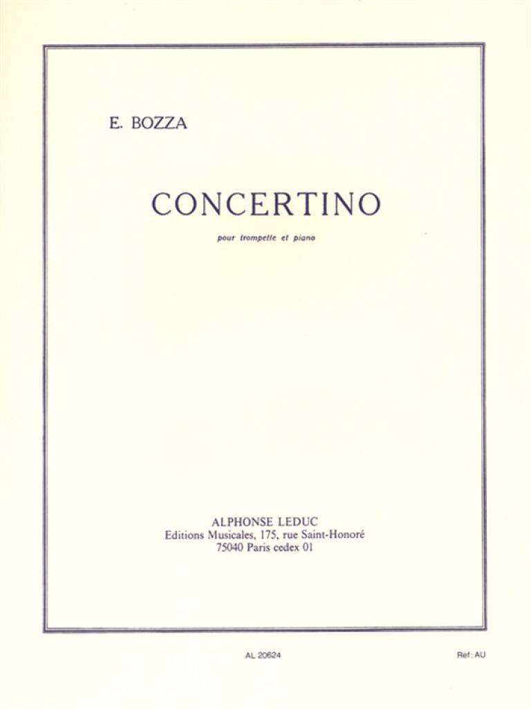 Bozza: Concertino for Trumpet & Piano