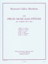 Gallois-Montbrun: Six pièces musicales d'étude