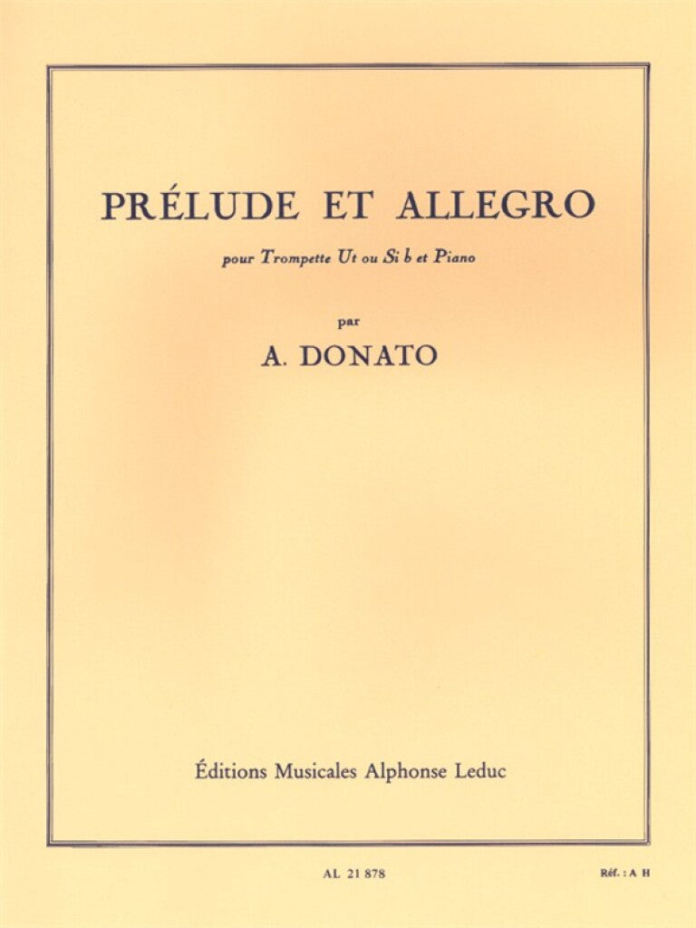 Donato: Prélude et Allegro