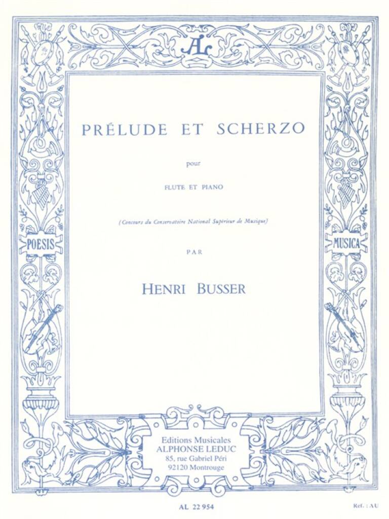 Busser: Prélude and Scherzo, Op. 35