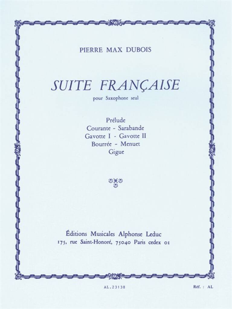 Dubois: Suite Française