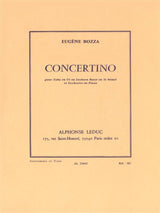 Bozza: Concertino for Tuba or Saxhorn & Piano