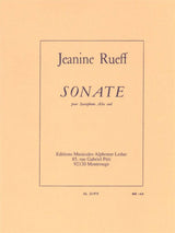 Rueff: Sonata for Solo Alto Saxophone