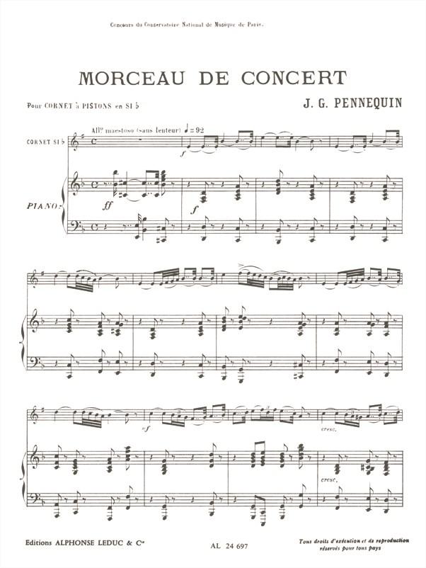 Pennequin: Morceau de Concert