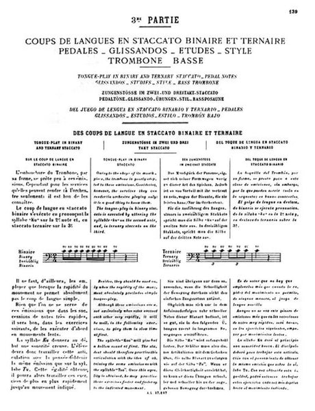 Lafosse: Méthode Complète de Trombone - Volume 3