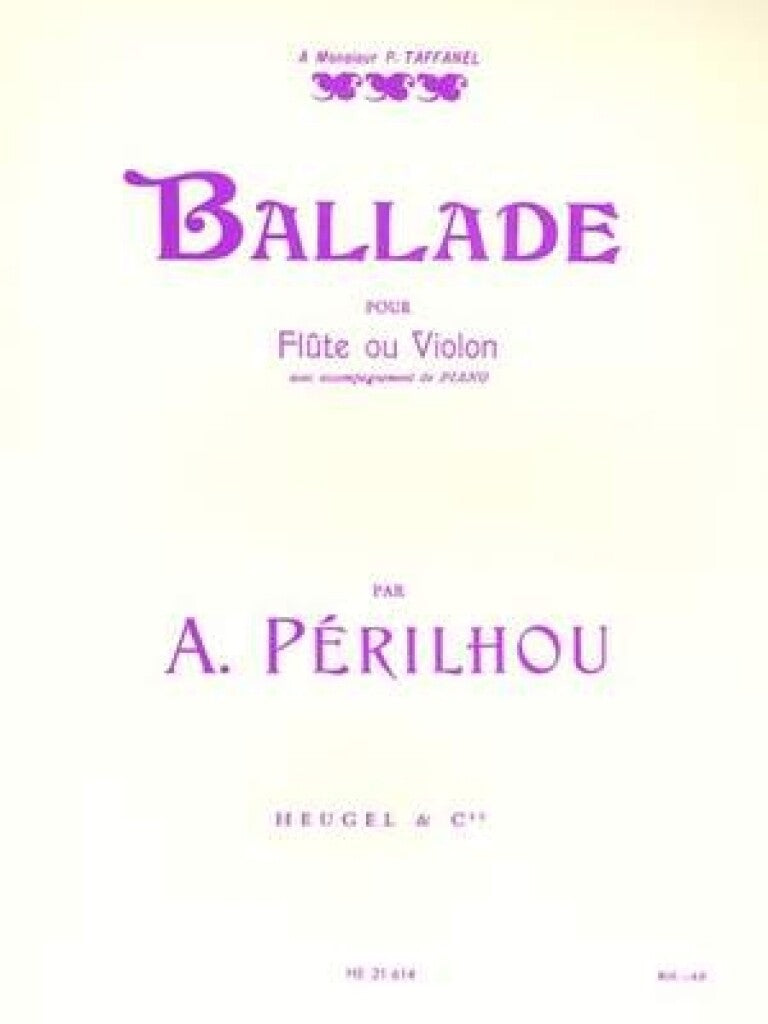 Périlhou: Ballade