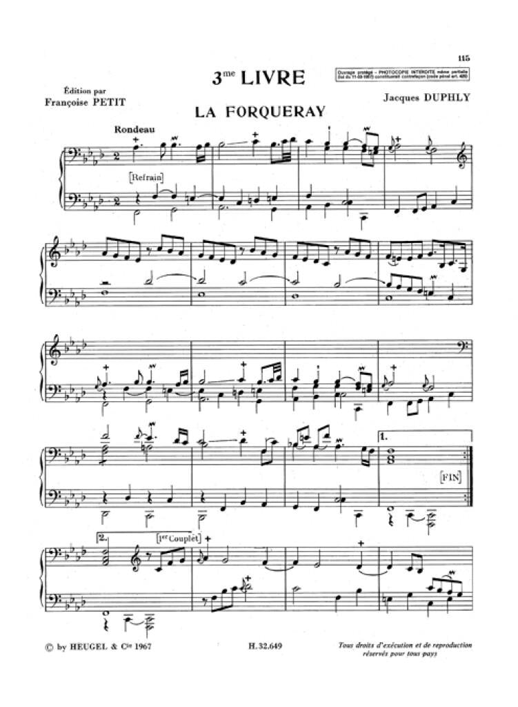 Duphly: Pièces pour clavecin - Volume 2 (3ème & 4ème livres)