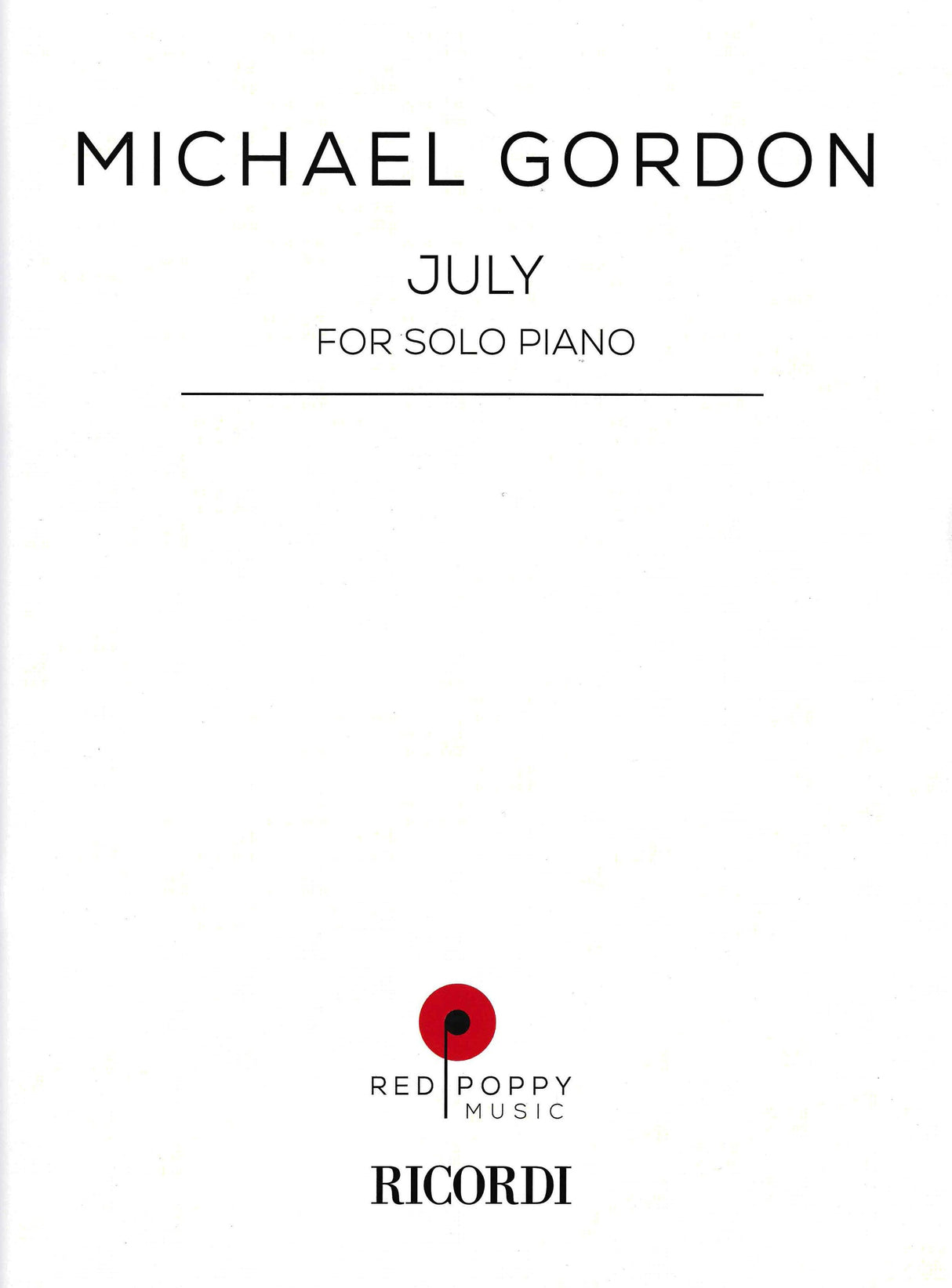 Gordon: July