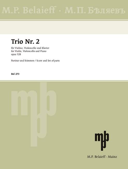 Gretchaninov: Piano Trio No. 2 in G Major, Op. 128