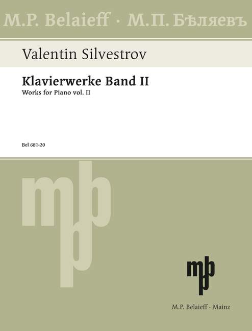 Silvestrov: Piano Works - Volume 2