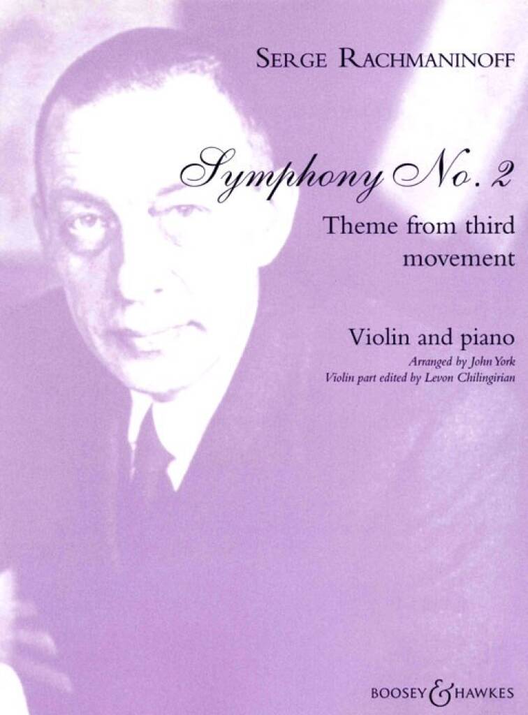 Rachmaninoff: Theme to 3rd Movement from Symphony No. 2, Op. 27 (arr. for violin & piano)