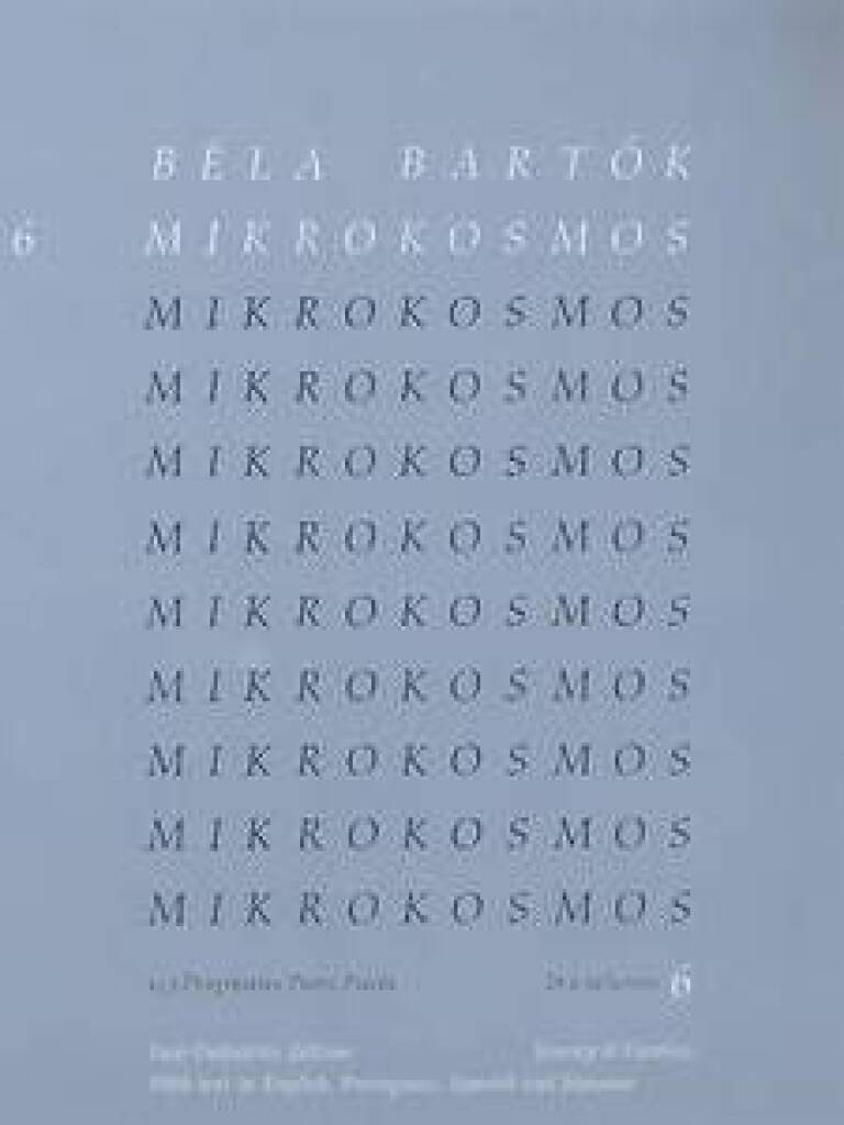 Bartók: Mikrokosmos - Volume 6