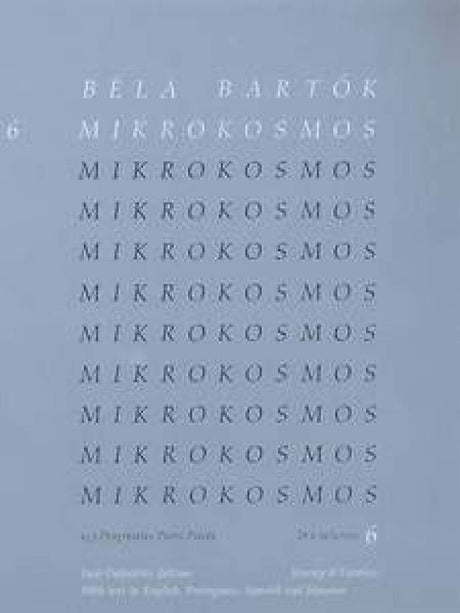 Bartók: Mikrokosmos - Volume 6