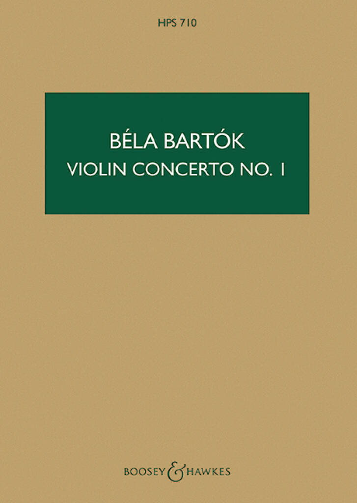 Bartók: Violin Concerto No. 1, Op. posth.