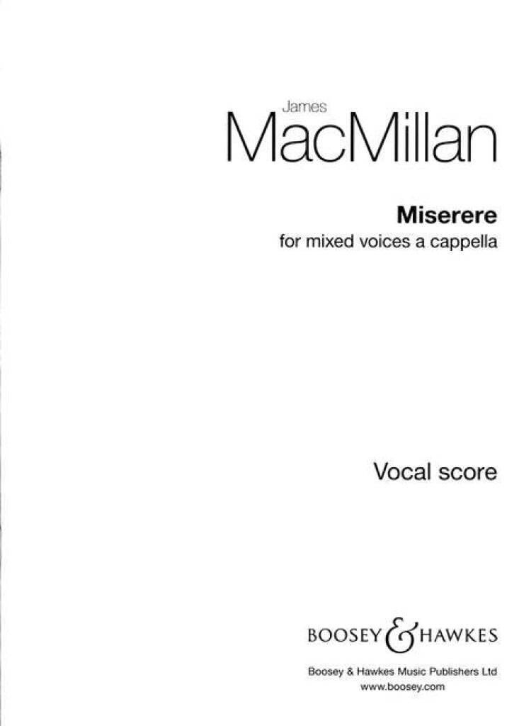 MacMillan: Miserere