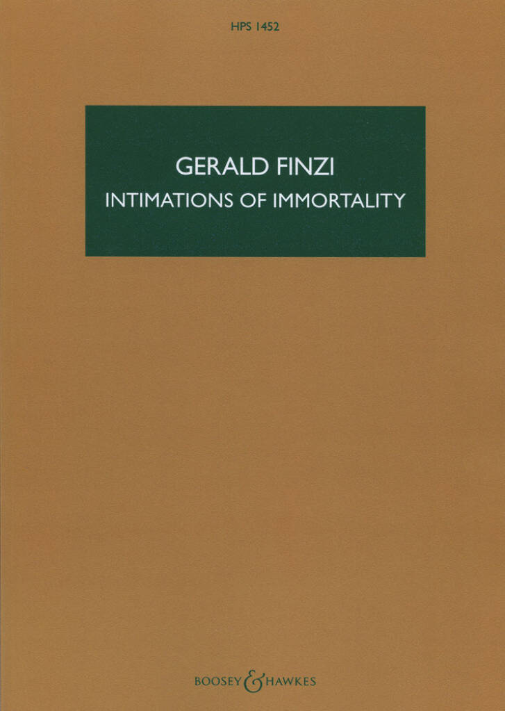 Finzi: Intimations of Immortality, Op. 29