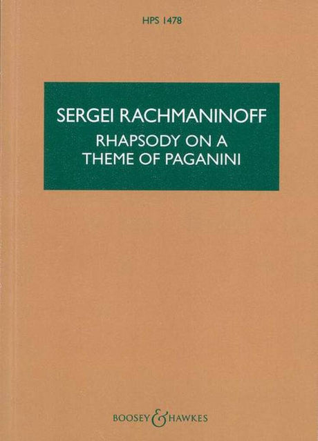 Rachmaninoff: Rhapsody on a Theme of Paganini, Op. 43