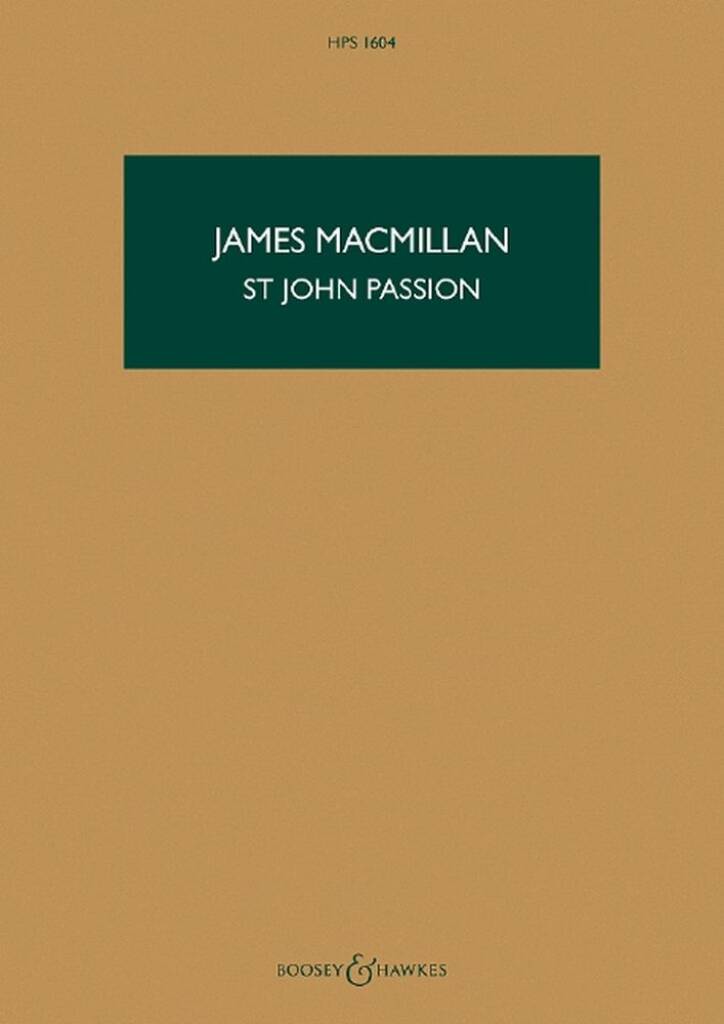 MacMillan: St John Passion