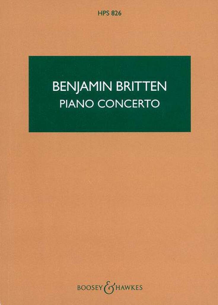 Britten: Piano Concerto, Op. 13