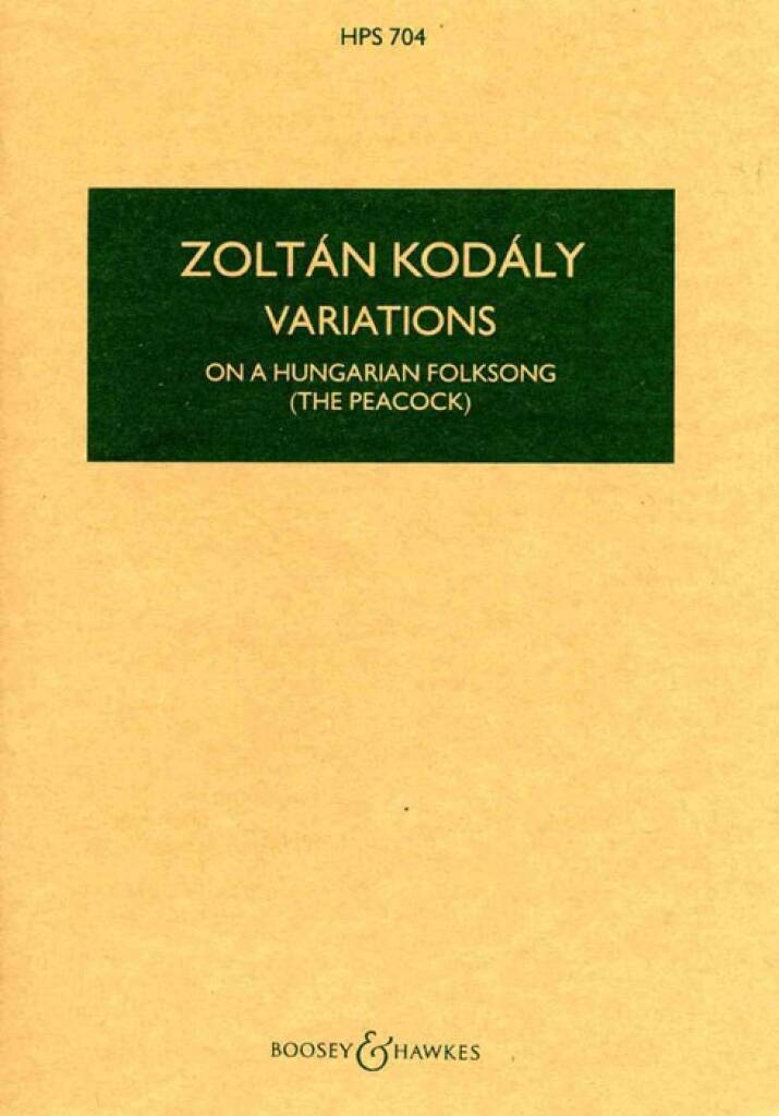 Kodály: Variations on a Hungarian Folksong