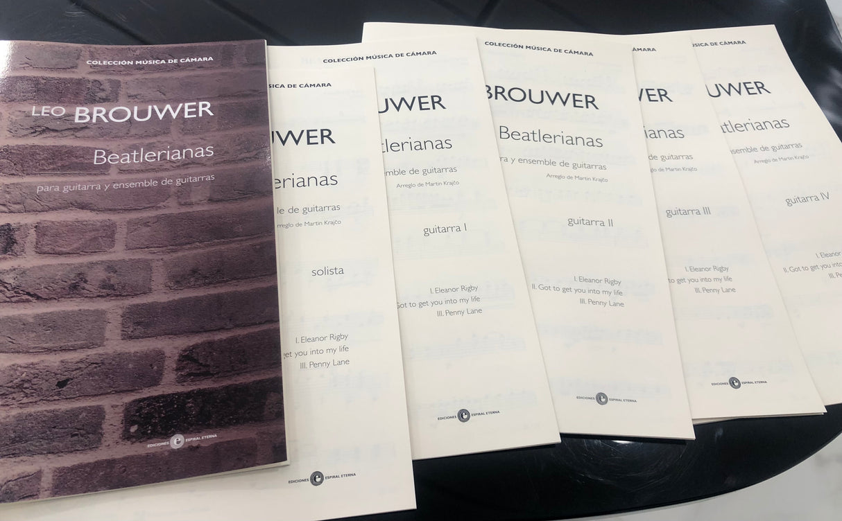 Brouwer: Beatlerianas (arr. for guitar & guitar ensemble)