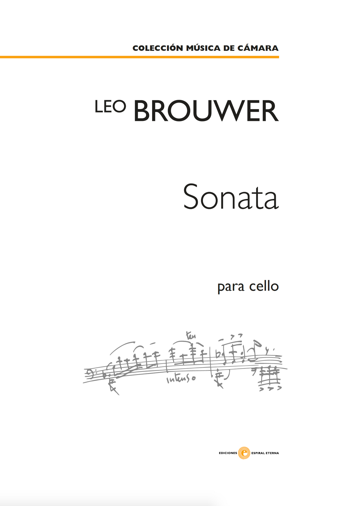 Brouwer: Sonata for Solo Cello