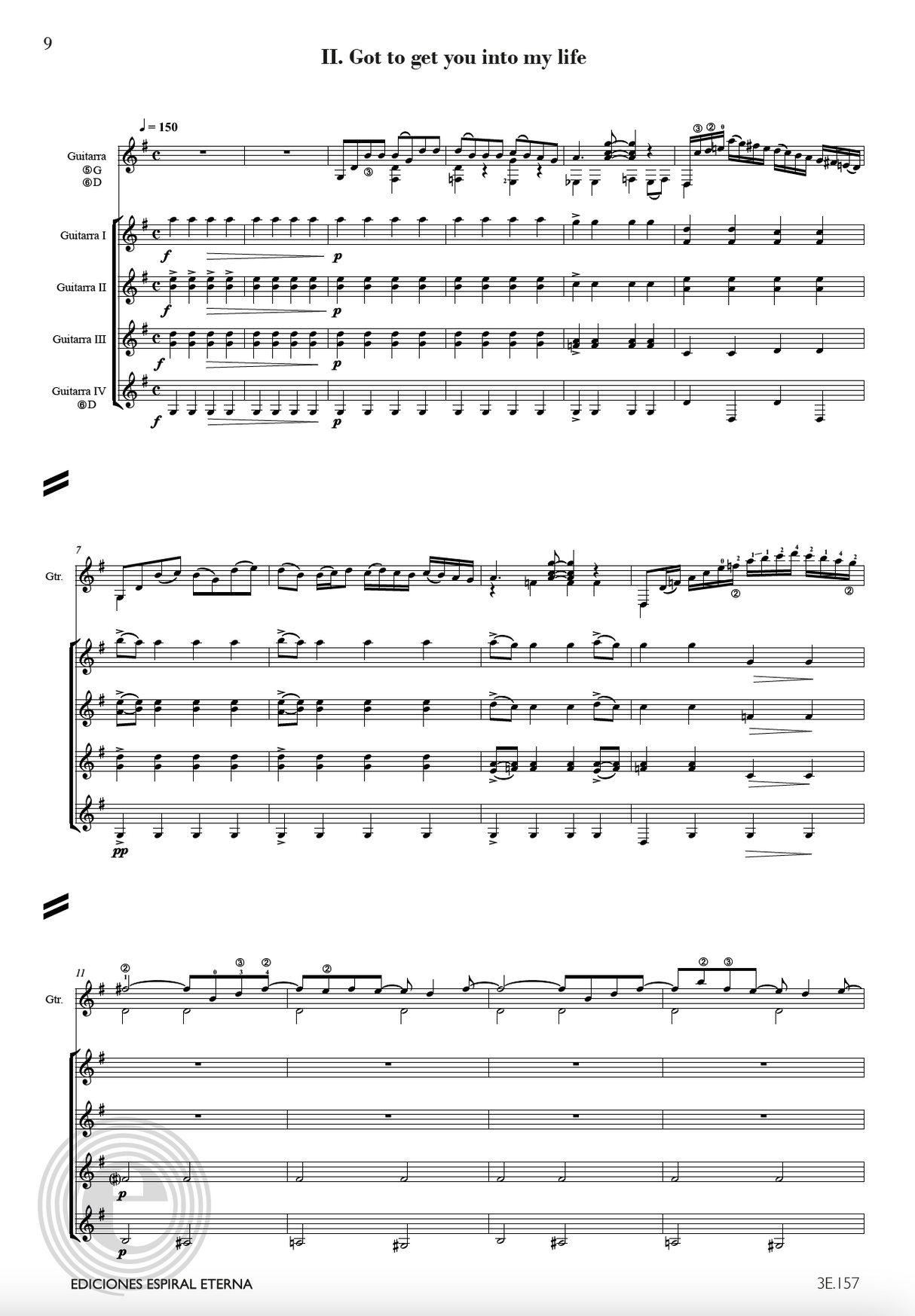 Brouwer: Beatlerianas (arr. for guitar & guitar ensemble)