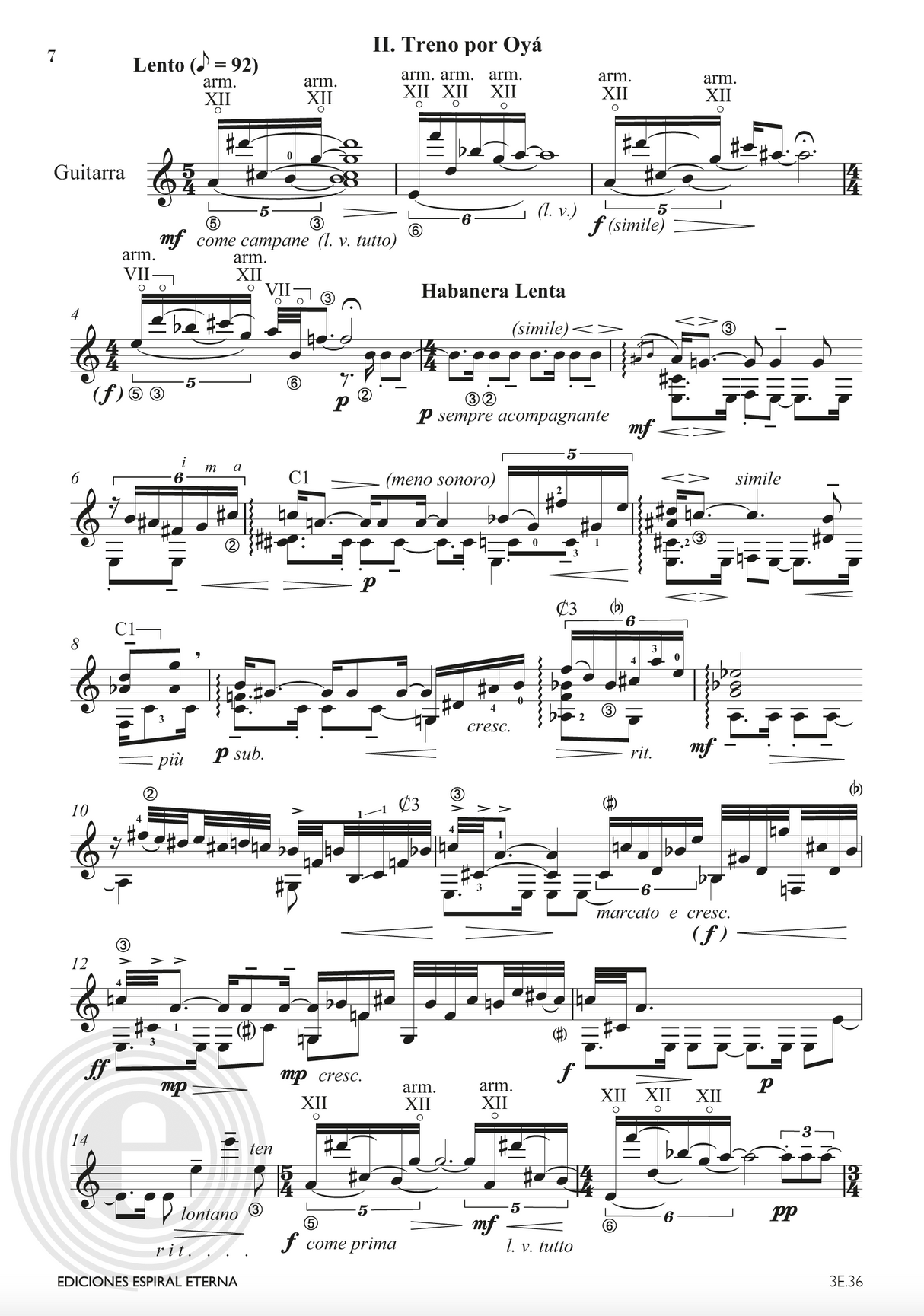 Brouwer: Sonata del Decamerón Negro No. 3