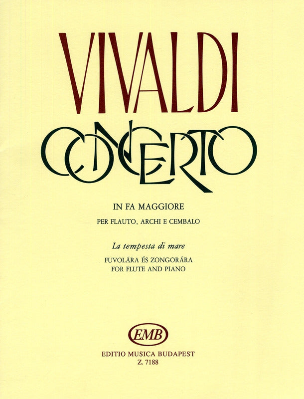 Vivaldi: Flute Concerto in F Major, RV 433