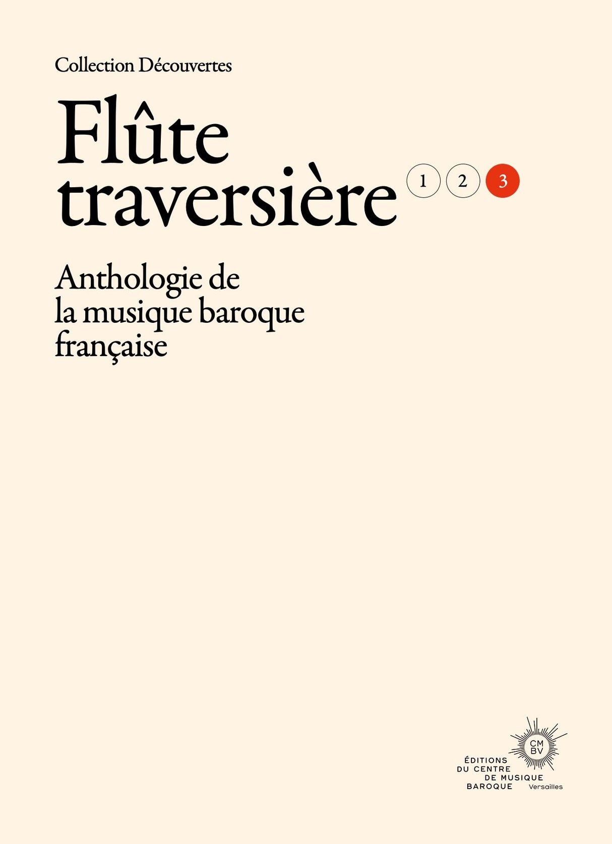 Anthology of French Baroque Music - Flute - Volume 3