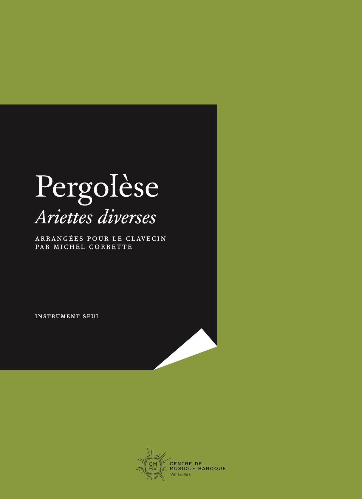 Pergolesi: Various Ariettas (arr. for harpsichord)