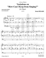 Bédard: Variations on "How Can I Keep from Singing?"